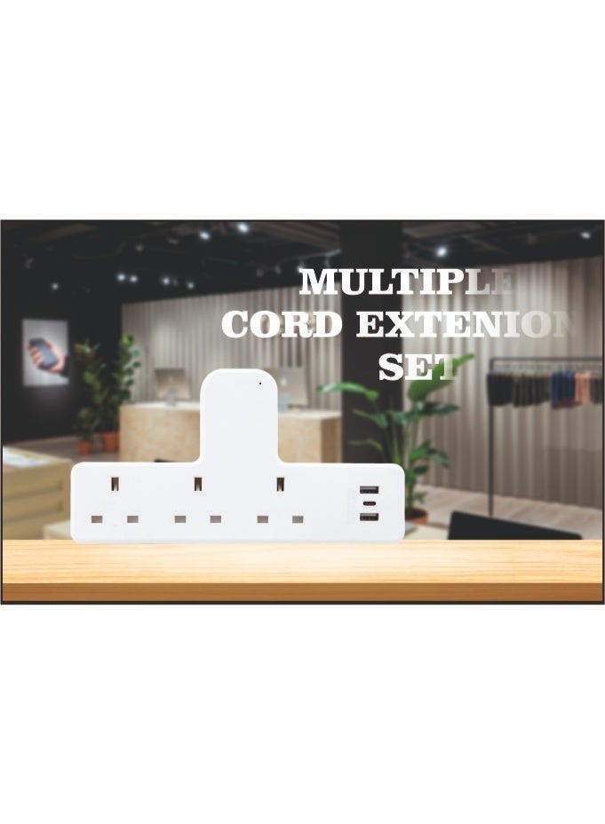 MOVAL Wall Power Extension – 3 Outlets, 2 USB + Type-C Ports, Light Indicator, Compact Safe Design - Image 5